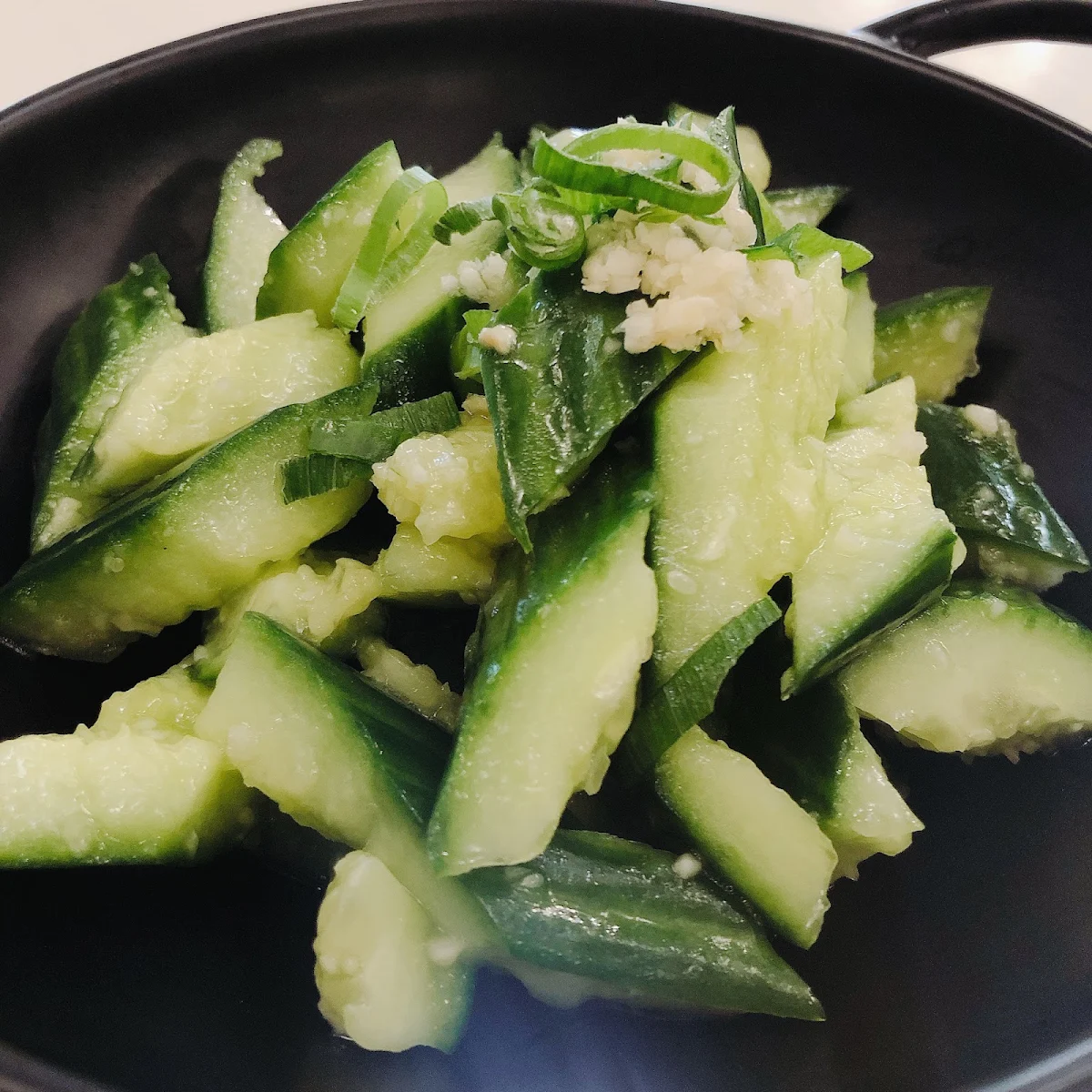 garlic cucumber salad 拍黄瓜, Song's Dumplings